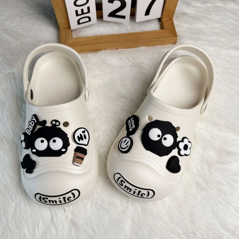 Schuh Charm DIY Pins schwarz niedlichen Fischer Bär Dekoration Schnalle für Loch Schuh Charms Set Zubehör Kinder Jungen Mädchen Geschenk