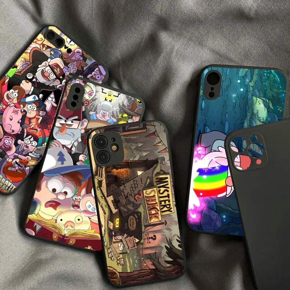 Cartoon G-Gravity-Falls Phone Case For Iphone 15 11 13 14 Pro Max 7 8 Plus X Xr Xs Max 16pro 12mini Cover Case