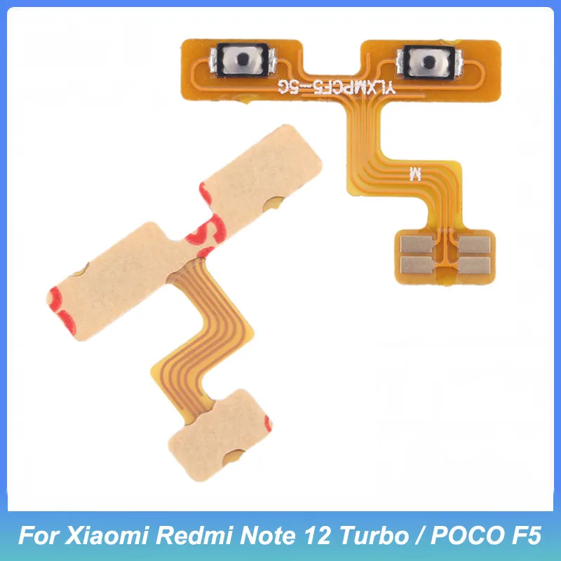 Volume Button Flex Cable For Xiaomi Redmi Note 12 Turbo Volume Flex Cable Replacement Spare Parts For Xiaomi POCO F5
