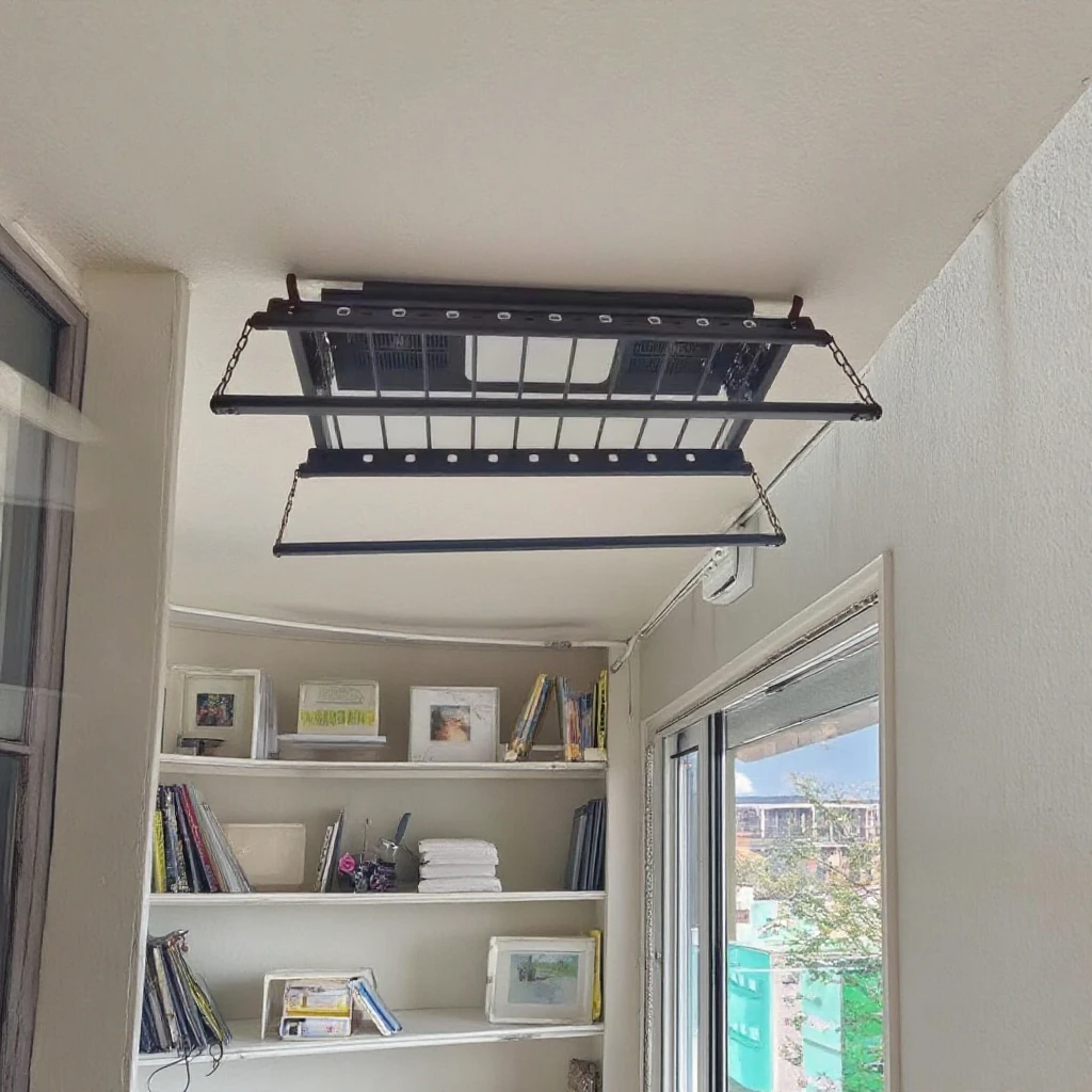 

Modern Style Electric Drying Rack Automatic Lifting Clothes Rack for