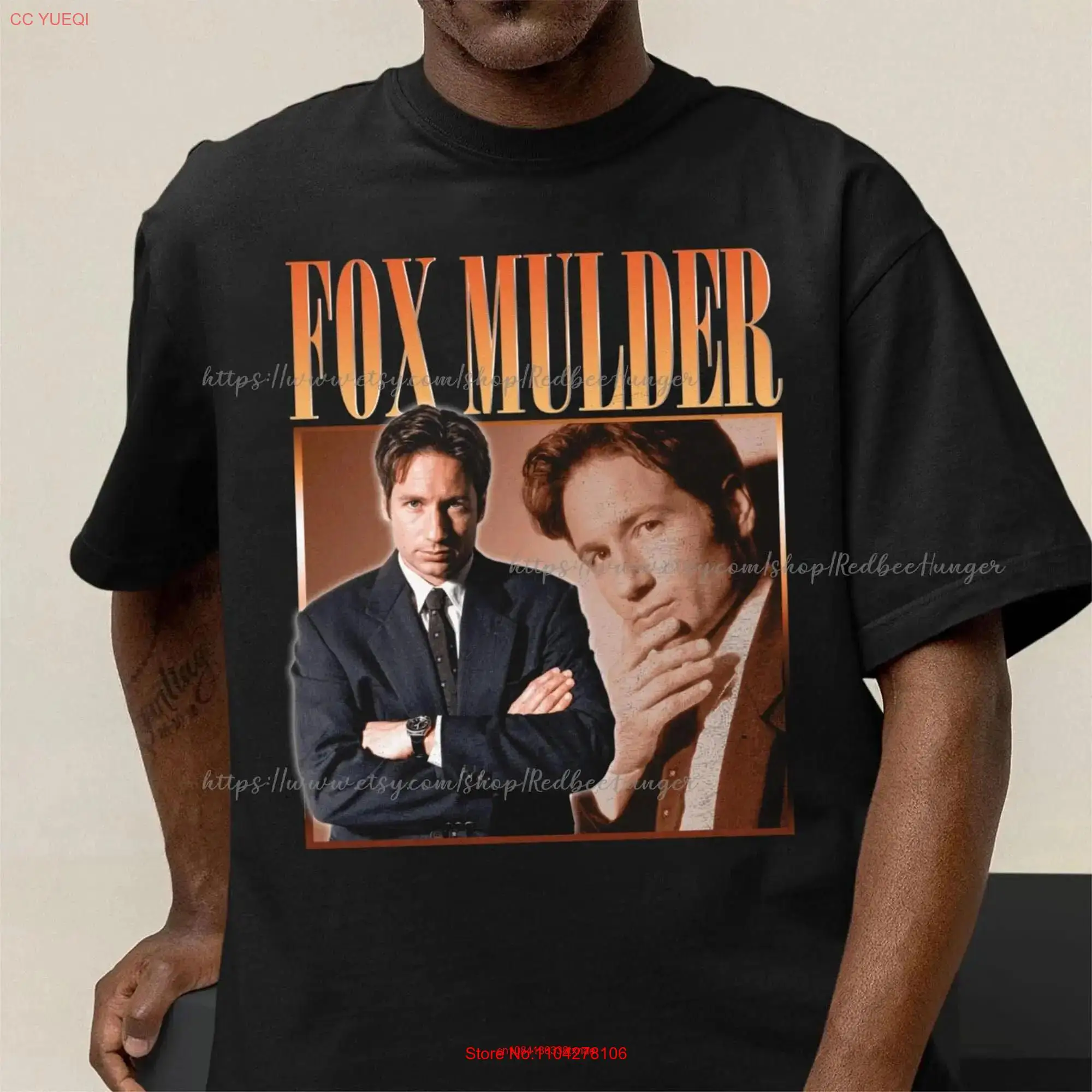 

Футболка Fox Mulder Vintage Homage Bootleg The X Files Movie с длинными или короткими рукавами