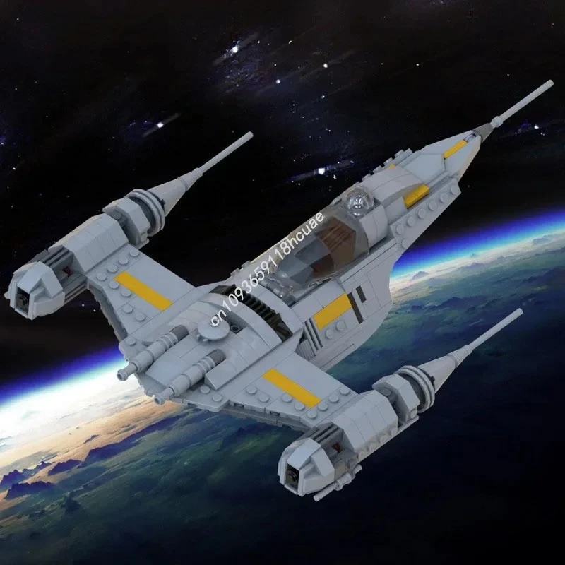 

399PCS MOC Din Djarin's N-1 Wars Star Battle Model Building Block Diy Creative Assembly Educational Bricks Toys Kid Gift