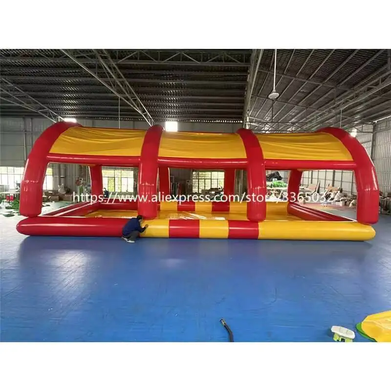 Piscina gonfiabile mobile per bambini in PVC di grado commerciale con tenda sul tetto in vendita