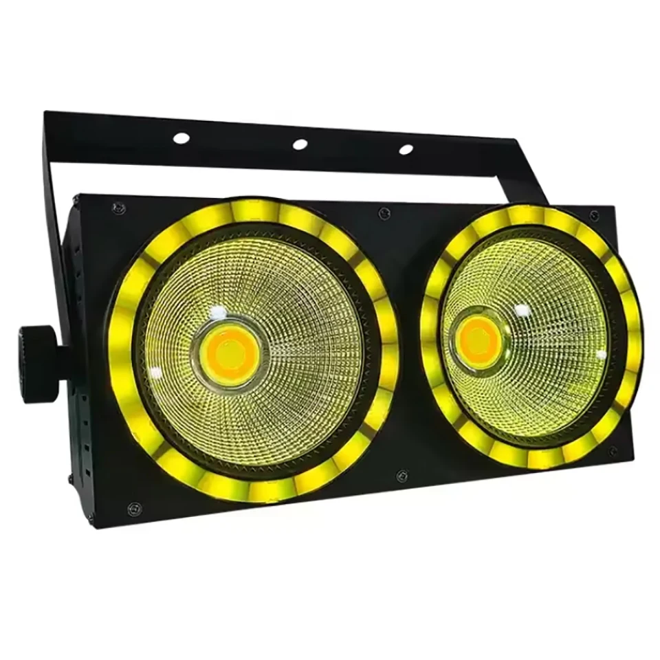 NOWOŚĆ 2eyes High Power 200W LED COB 50W RGB LED Light Strip 2IN1 DMX Stage Effect Blinder Cool Warm White DJ Stage Lighting Lamp