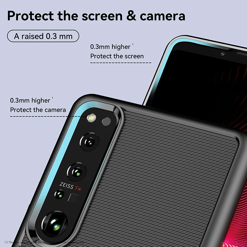 For Sony Xperia 1 IV Luxury Thunder Case Shockproof Silicone Back Cover for xperia 1iv Fashion Mobile Shell Coque Fundas view 4