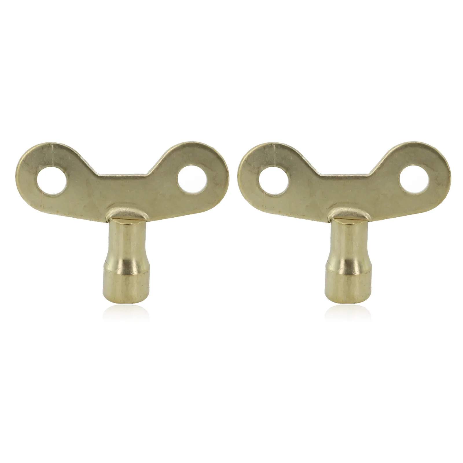High Quality Faucet Key Radiator 2pcs For 6mm Square Spool For Venting Keys Plumbing Bleed Solid Iron Accessories