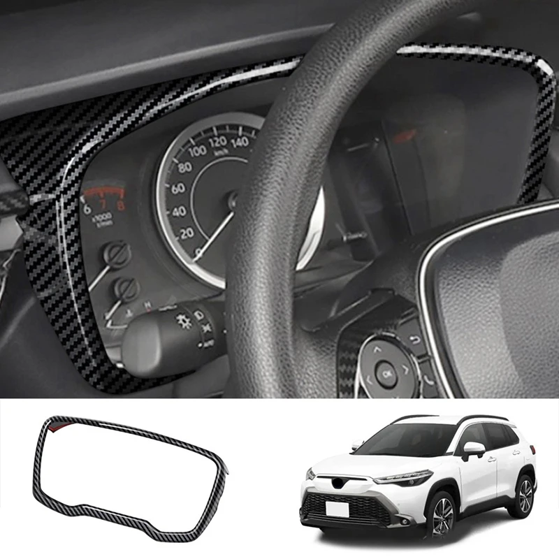 Car Dashboard Decoration Frame Dashboard Trim Frame Cover For Toyota Corolla CROSS 2020 Right-Hand Drive