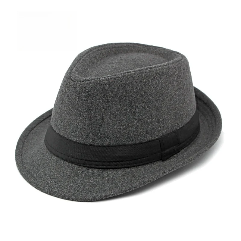 Neue männer Hüte Fedoras Top Jazz Hut Eimer Bowler Hüte Chapeau Hüte Fedora Hut Frauen Schwarz Hut Hochzeit Hut caps – Detail 5