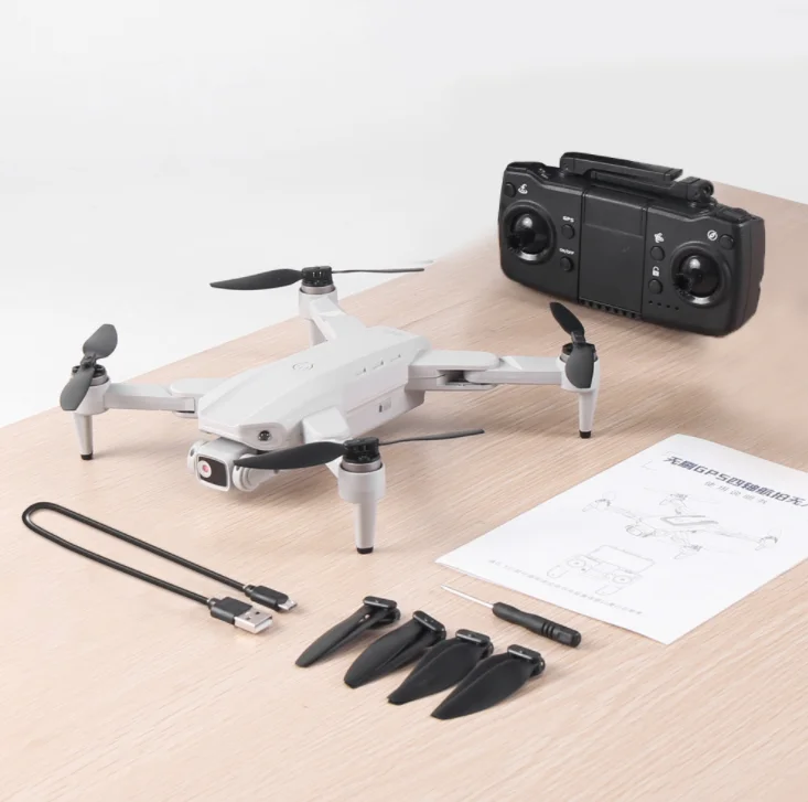 โดรน4K GPS L900มืออาชีพกล้อง HD แบบคู่มอเตอร์ไร้แปรง5G WIF พับได้ FPV Quadcopter