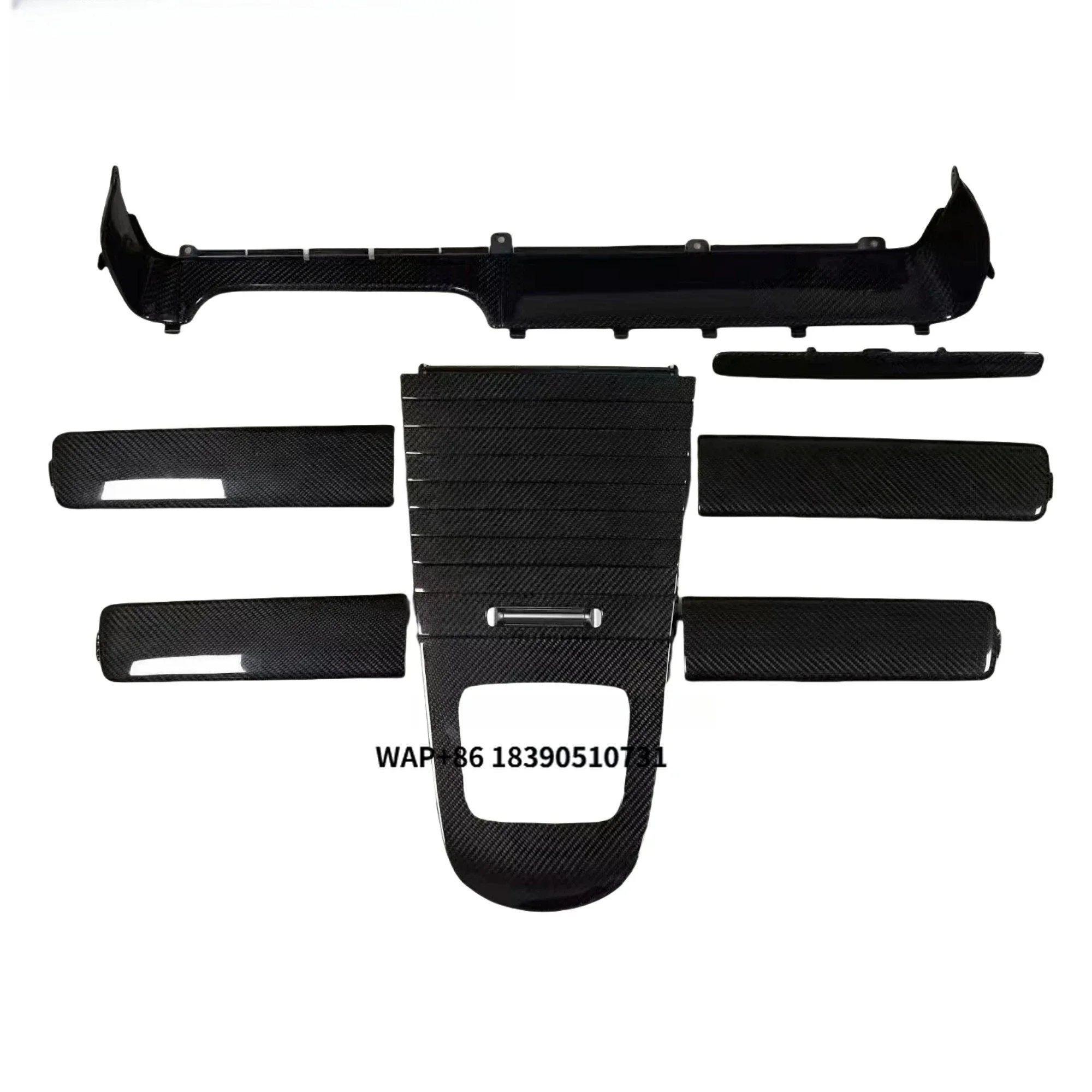 Perfect Fitment Dry Carbon Fiber Interior Accessories Center Panel for G-Class W465 G500 G63 Central Console Cover