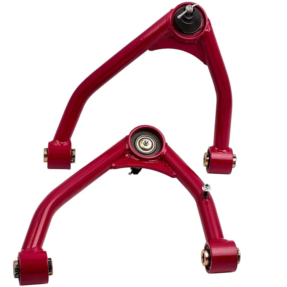 

2-4" Lift Front Upper Control Arms for GMC Yukon Sierra 1500 for Chevy Silverado 1500 2WD 4WD 2007-2015 Heavy A-Arms Red