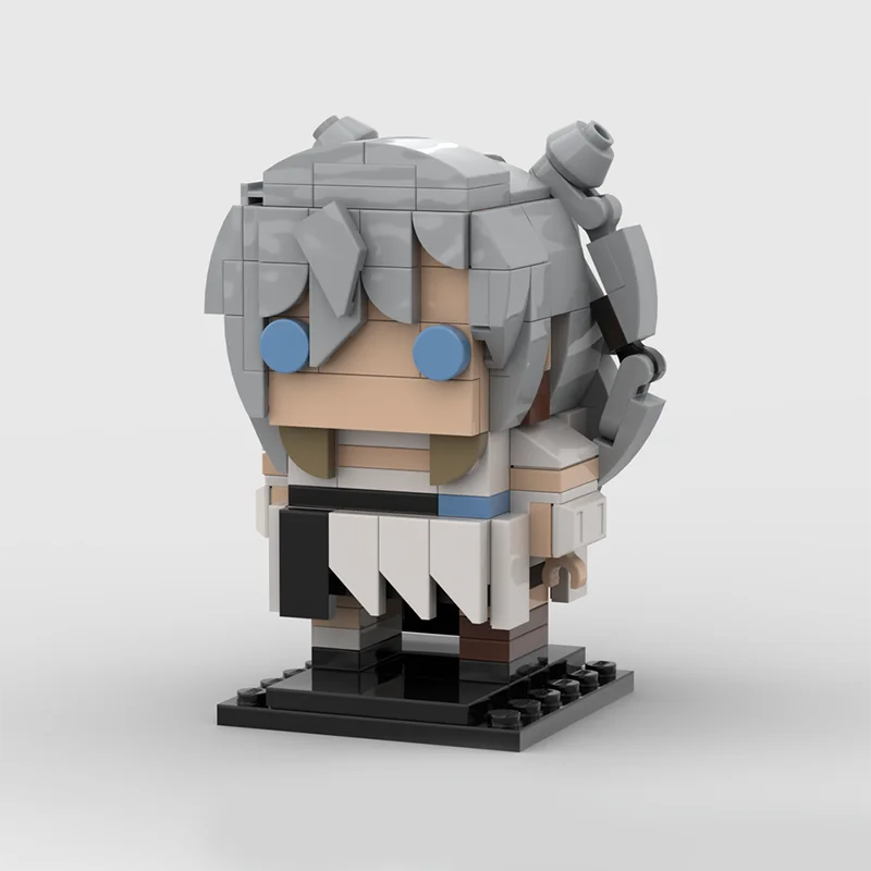 

176 шт. MOC Vestia Zeta Brickheadz модель строительные блоки игрушки архитектура сборка DIY креативные рождественские подарки идея образование