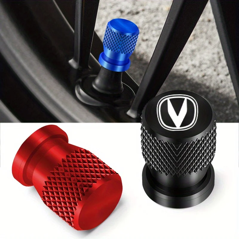 4PCS Car Wheel Tire Valve Caps Tyre Stem Covers Airdust Waterproof for Changan CX70 CS55 CS75 Plus CS35 95 CS15 Alsvin Eado CX20