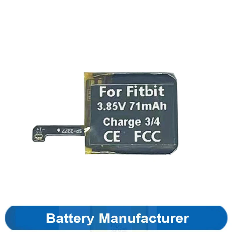

3.85V 71mAh LSS271621 SP271620SF Battery For Fitbit Charge 3 / 4 Charge3 Charge4 Watch