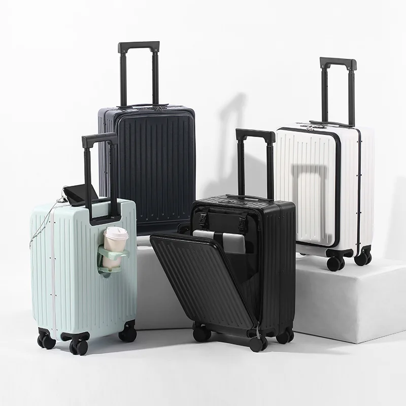 

Прочный женский маленький дорожный чемодан из ABS-пластика и поликарбоната с кодовым замком, опция для ручной клади, многофункциональный, износостойкий