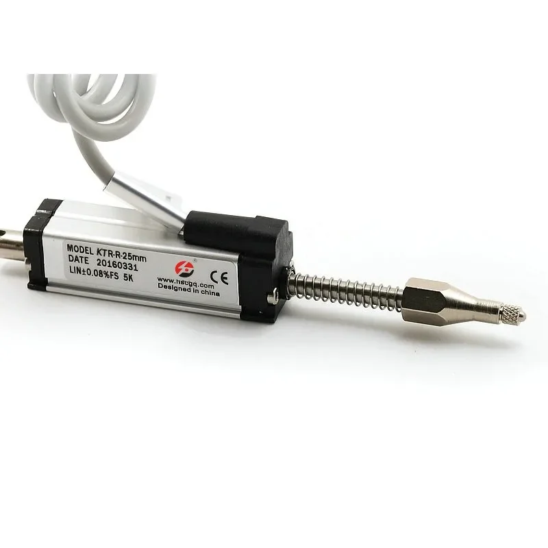 산업용 장비용 KTR 25mm 미니 복구형 전기 선형 위치 센서