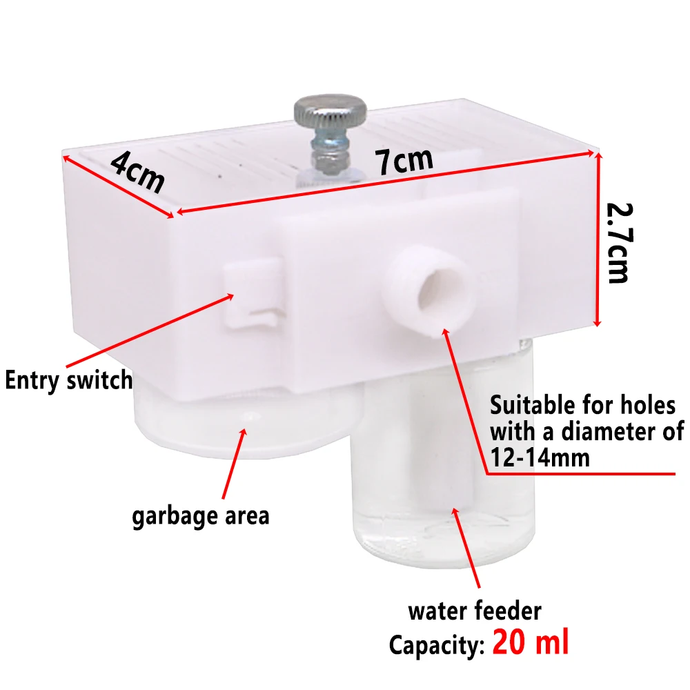 Ant Farm All-in-one Water Feeder Ant Nest House External Trash Area And Water Feeder Pet Ant Drinking Bowl Set Accessories