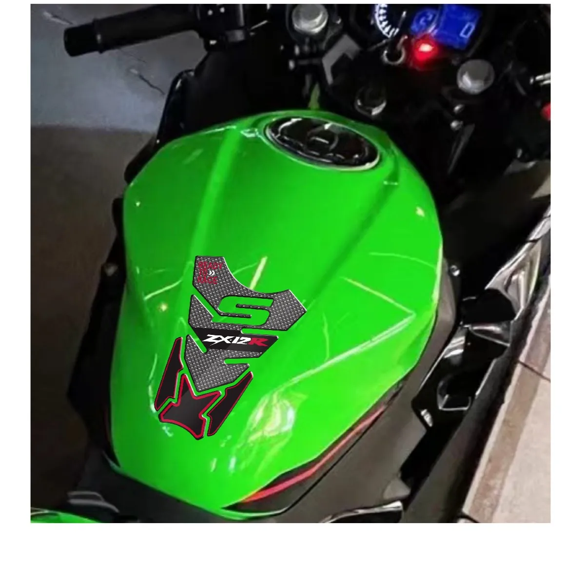 3D Motorcycle Fuel Tank Cap Pad Protector Stickers Decals For KAWASAKI ZX12R ZX-12R ZX12 R