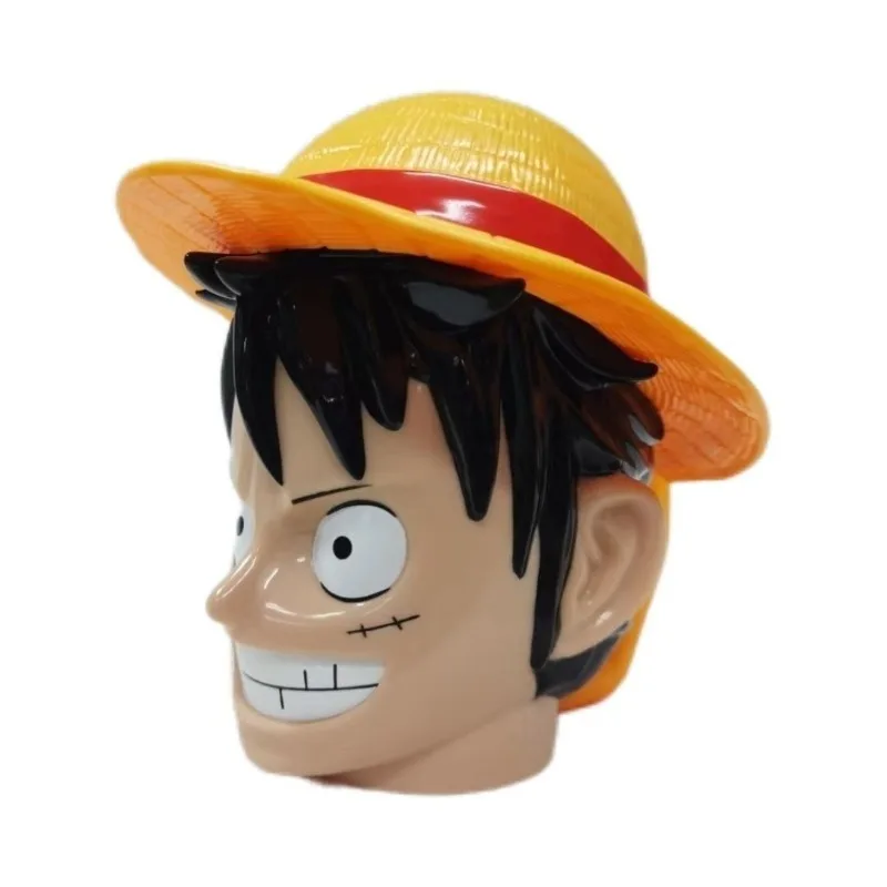 

One Piece серия аниме периферийные устройства Луффи мультфильм личность творческий тренд кофейная чашка из нержавеющей стали с крышкой подарок на день рождения