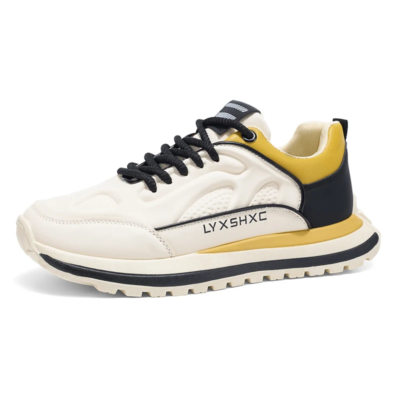 

Men Casual Sneakers Trend Lace Up Running Shoes Male Sports Breathable Lightweight Tenis Luxury Trainer Race Athletic Shoe