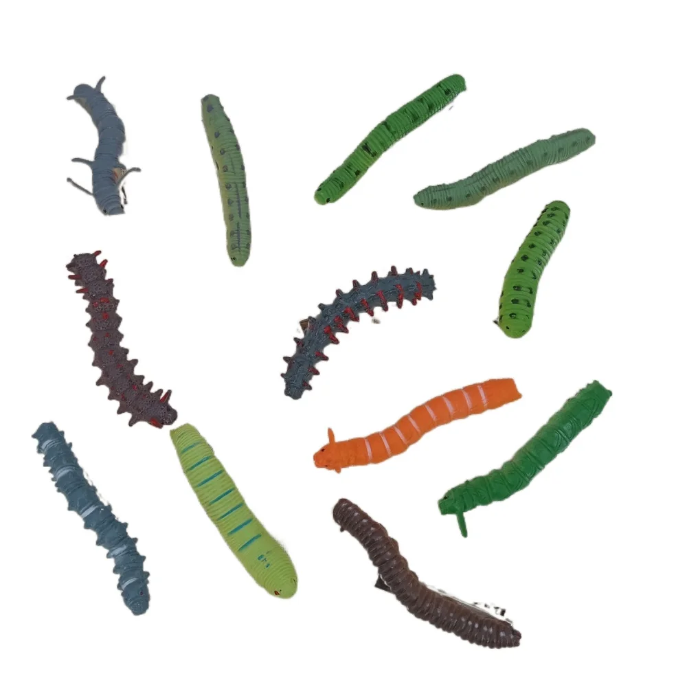 Festival Atmosphere Simulated Halloween Hair Claw Crawl Startle Caterpillar Hair Clip Prank Prop Female