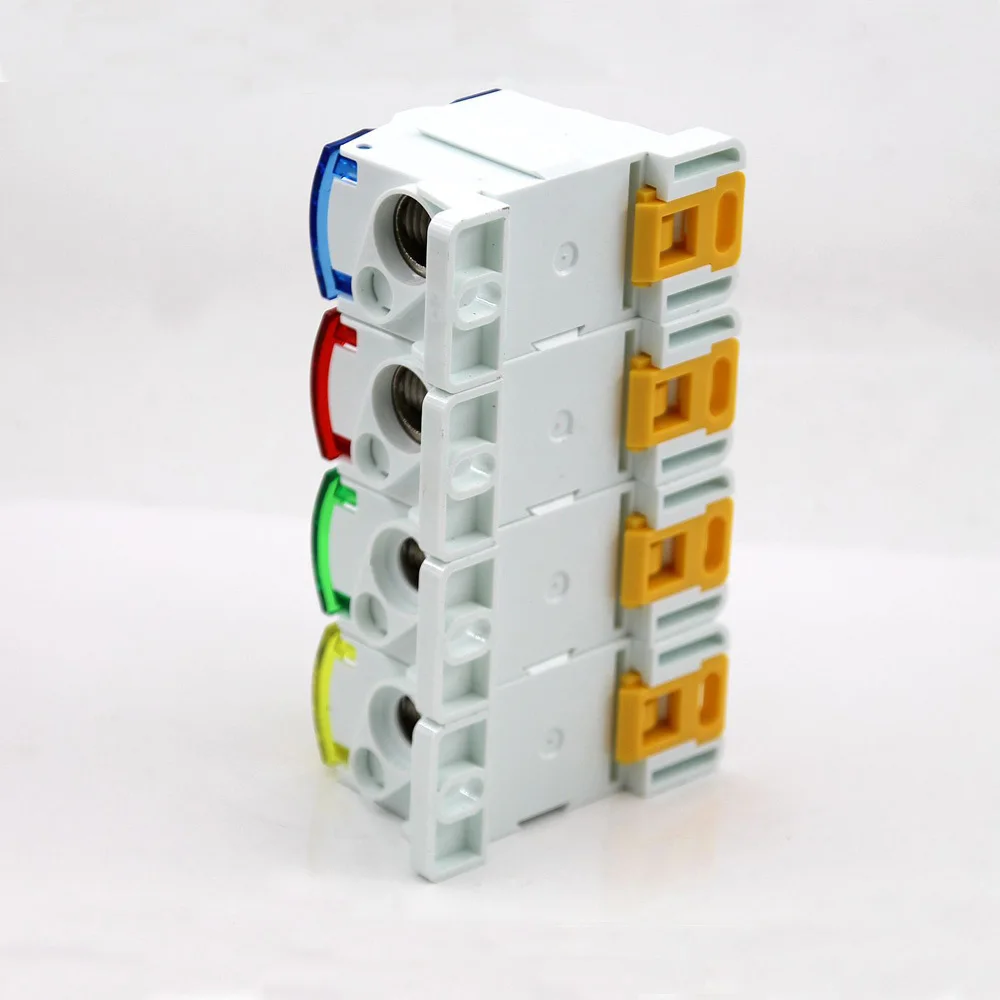 Distribution UKK Series Unipolar Junction Box One In Several Out Power Wire Electrical Connector Din Rail Terminal Block 80-500A