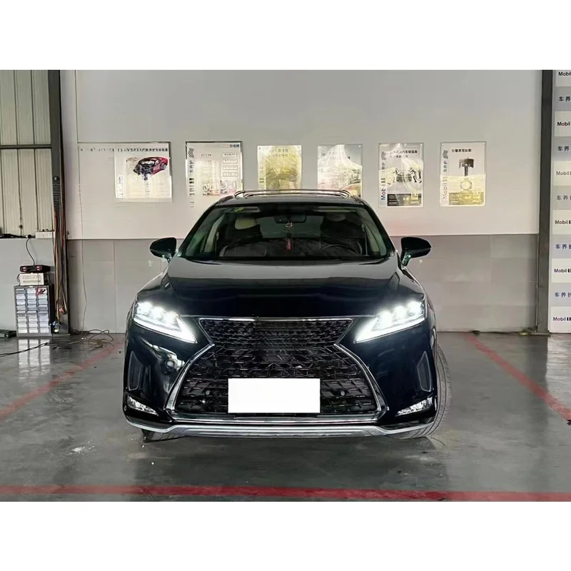 High Quality Upgrade Body Kit Front Rear Bumper Grille Hood Fender Lamps Fit for RX330 2006-2008 to RX350 2020
