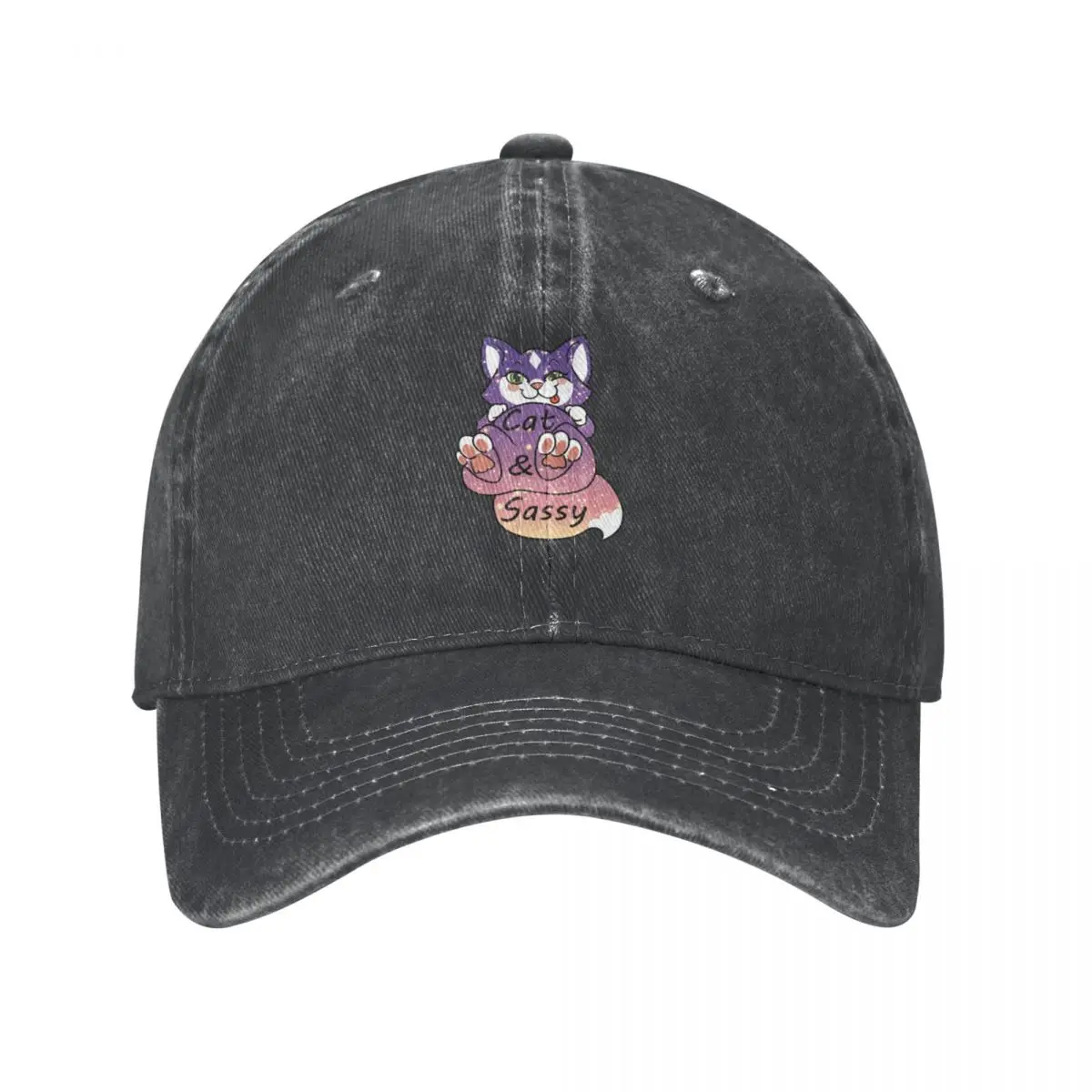 Cat & Sassy - Glitter Edition Cowboy Hat Ball Cap Kids Hat For Men Women's