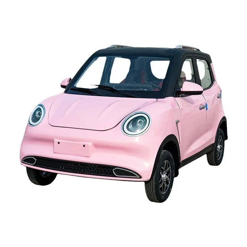Four-wheeled electric vehicle adult household women's transportation car, new energy electric car oil-electric air conditioner
