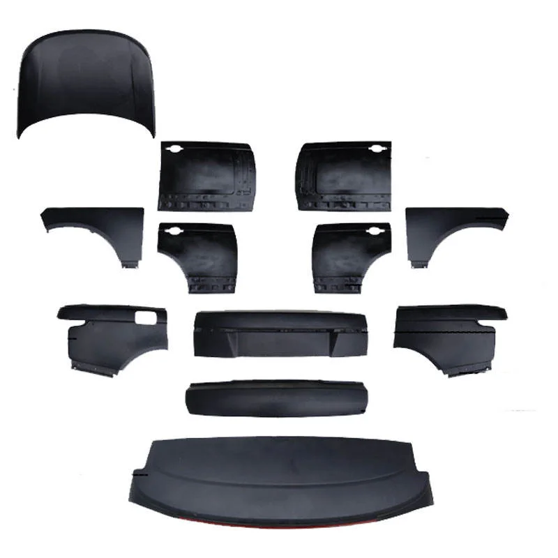 2005-2013 for for L322 Executive Appearance Package Body Kit Upgrade Modification Unpainted Black PP Plastic BDB