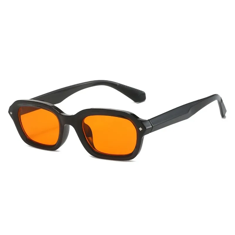 New Vintage Square Sunglasses Woman Retro Sun Glasses Female Orange Mirror Eyewear Brand Designer Gradient Oculos De Sol image 3