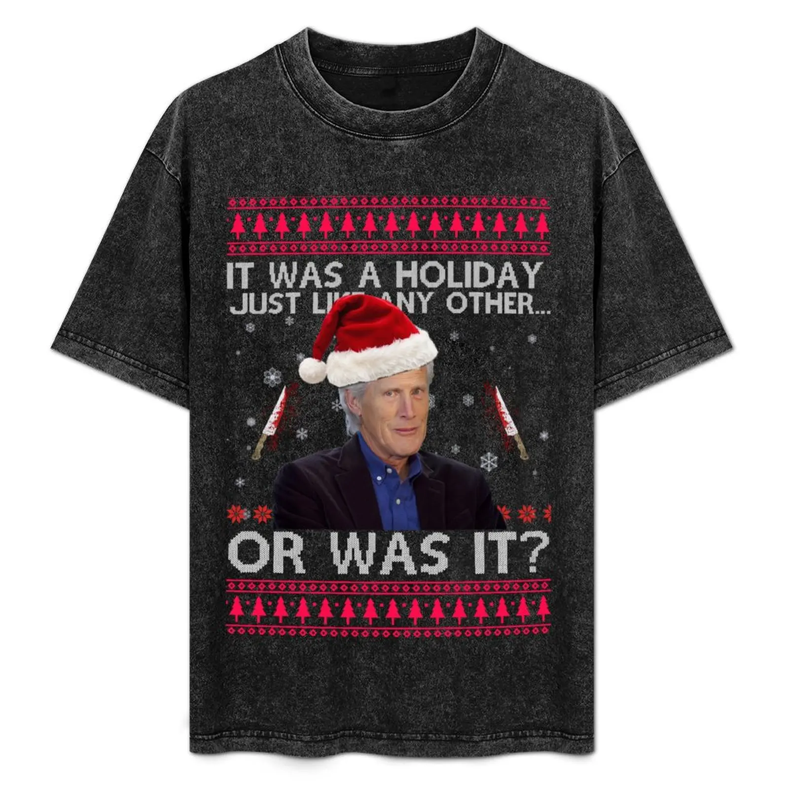 

Morrison It was a holiday funny Christmas Sweater T-Shirt Sweat Resistant Workout Tee Shirt