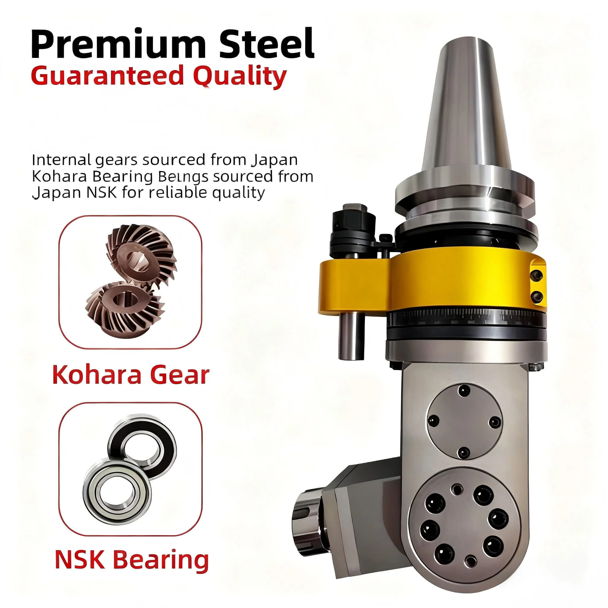 High Quality BT40 BT50 ER Universal Angle Head for CNC Machine