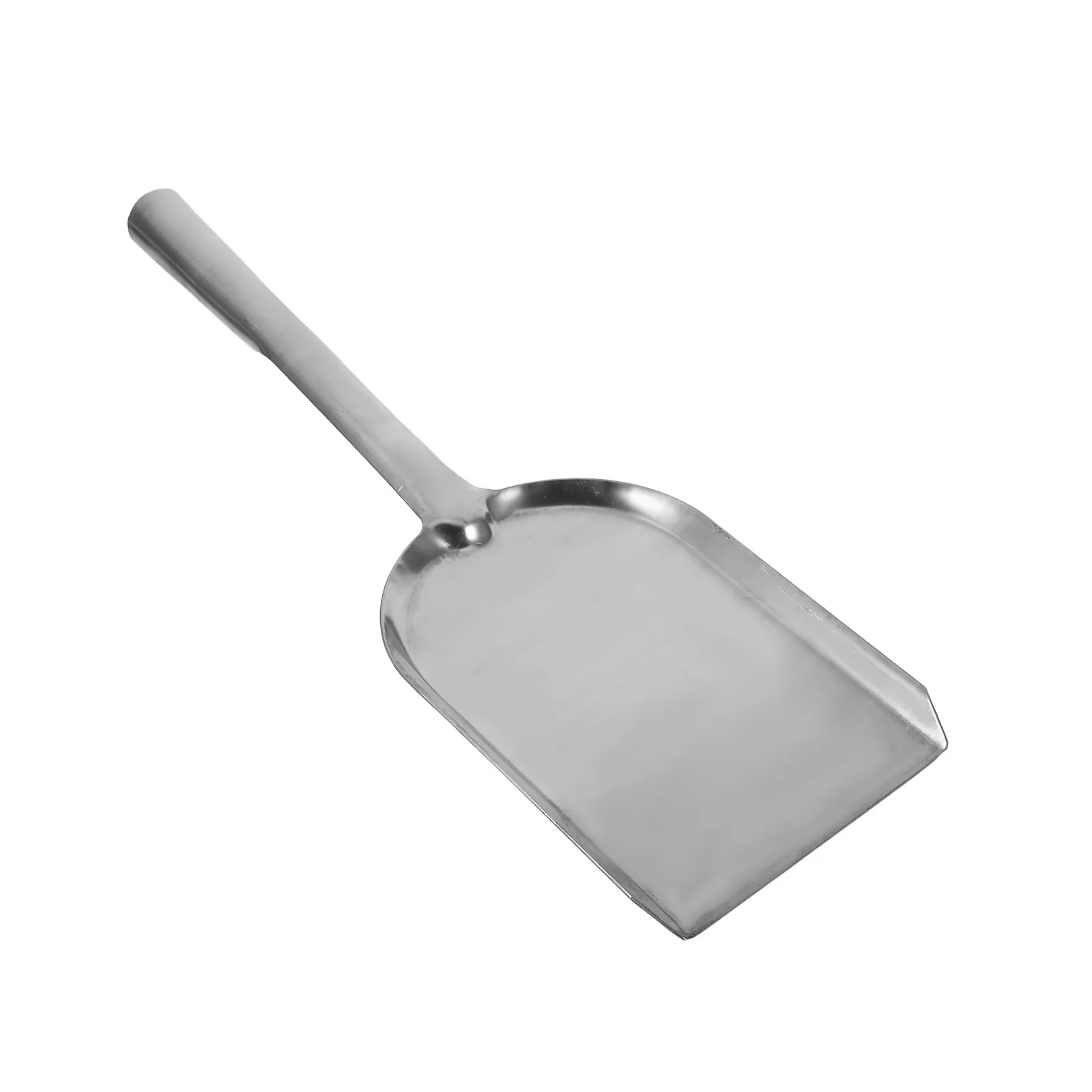 

Stainless Steel 15 Inch Fireplace Ash Shovel Heavy Duty Coal Dust Pan for Indoor Outdoor Fire Pit Cleaning Tools