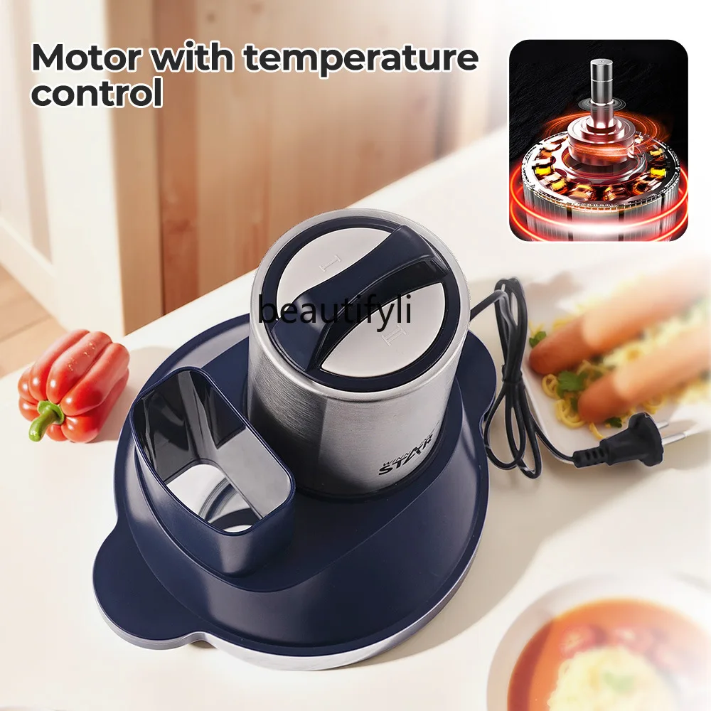 Household garlic puree mixing and mincing meat multi-functional cooking machine