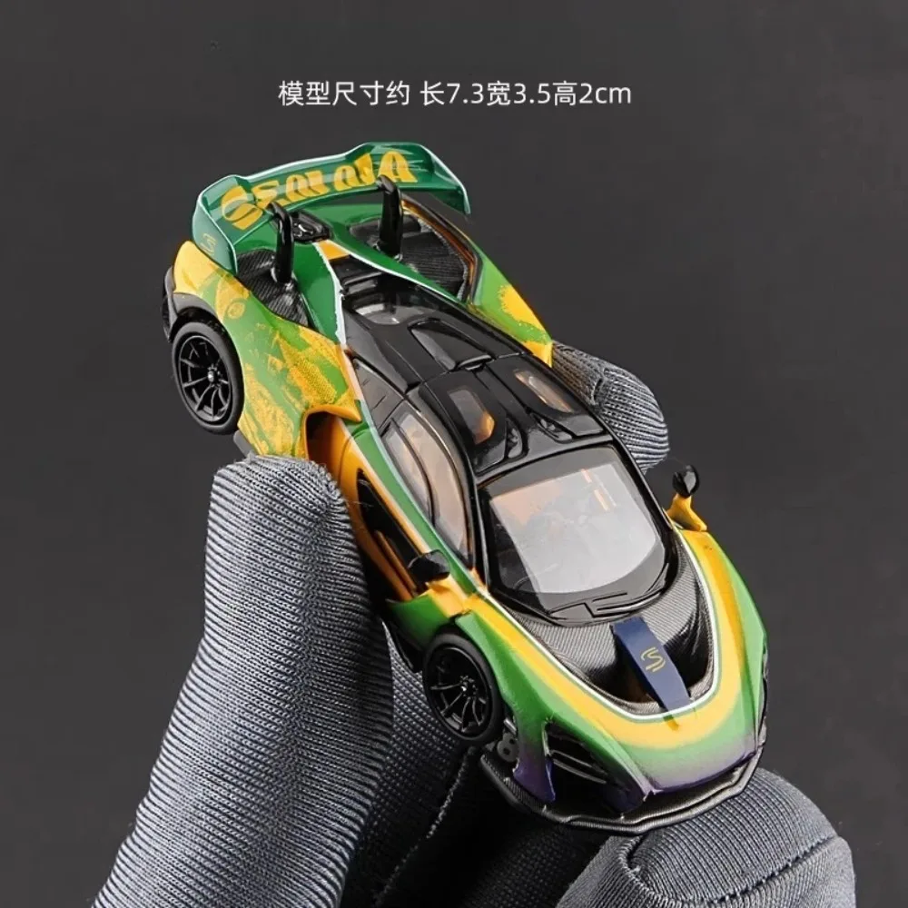 Masdi 1:64 Mclaren Senna MCL1110 Edizione Speciale Auto Sportiva In Lega In Miniatura Pressofuso Ornamento Mclaren Collezione Modello Ragazzo Regali