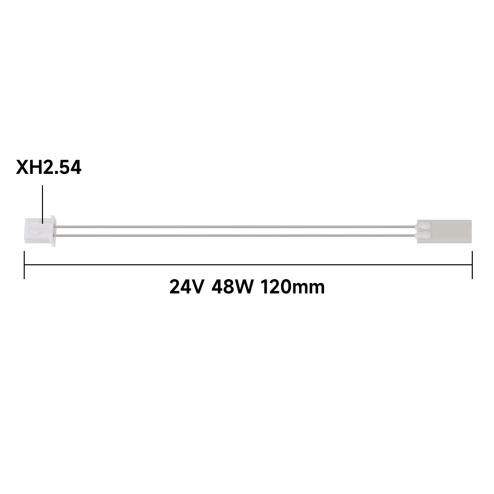 For Bambu Lab Hotend V2.0 V3.0 Kit X1C P1P Thermistor & Ceramic Heater Plate Hotend V3 Heater Cartridge 24V 50W 3D Printer Parts