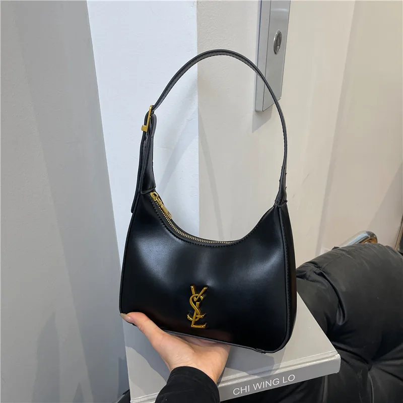 حقيبة كتف مصممة حصرية 2025 جديدة ومتعددة الاستخدامات للنساء بمقبض علوي ومحفظة تحت الإبط، حقيبة كروس على الطراز العتيق