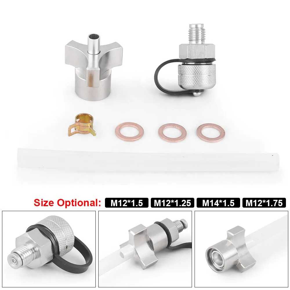 With magnet Car Valve Oil Drain ValveLeak Proof Rust Proof Compact Structure Stainless Steel Drain Hose Attachment