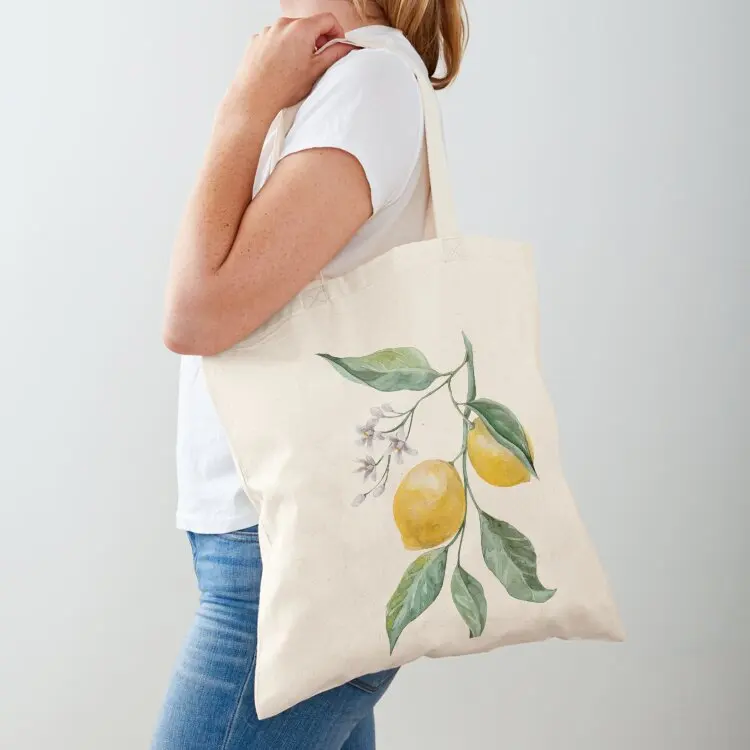 

Lemon Branch Tote Bag tote bag university tote bag custom Cloth bags Shopping bags