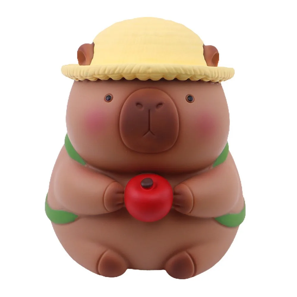 Réservoir d'épargne Capybara tirelire décorative grande capacité Capybara tirelire modèle à collectionner Capybara enfants boîte de rangement