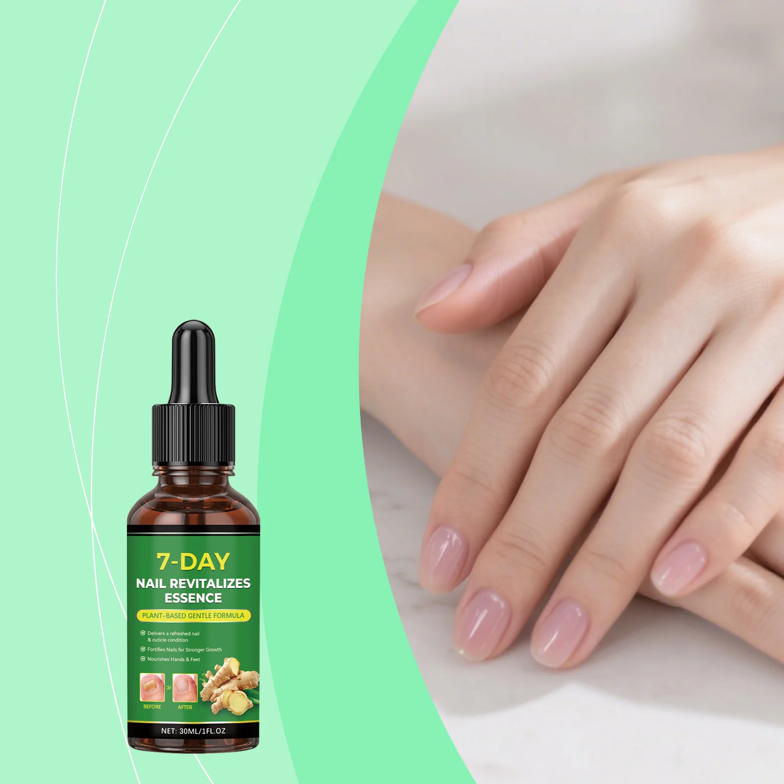 7 Days Fungal Nail Treatment Serum Anti Infection Remove Gray Toenails Repair Damage Paronychia Onychomycosis Foot Health Care view 3