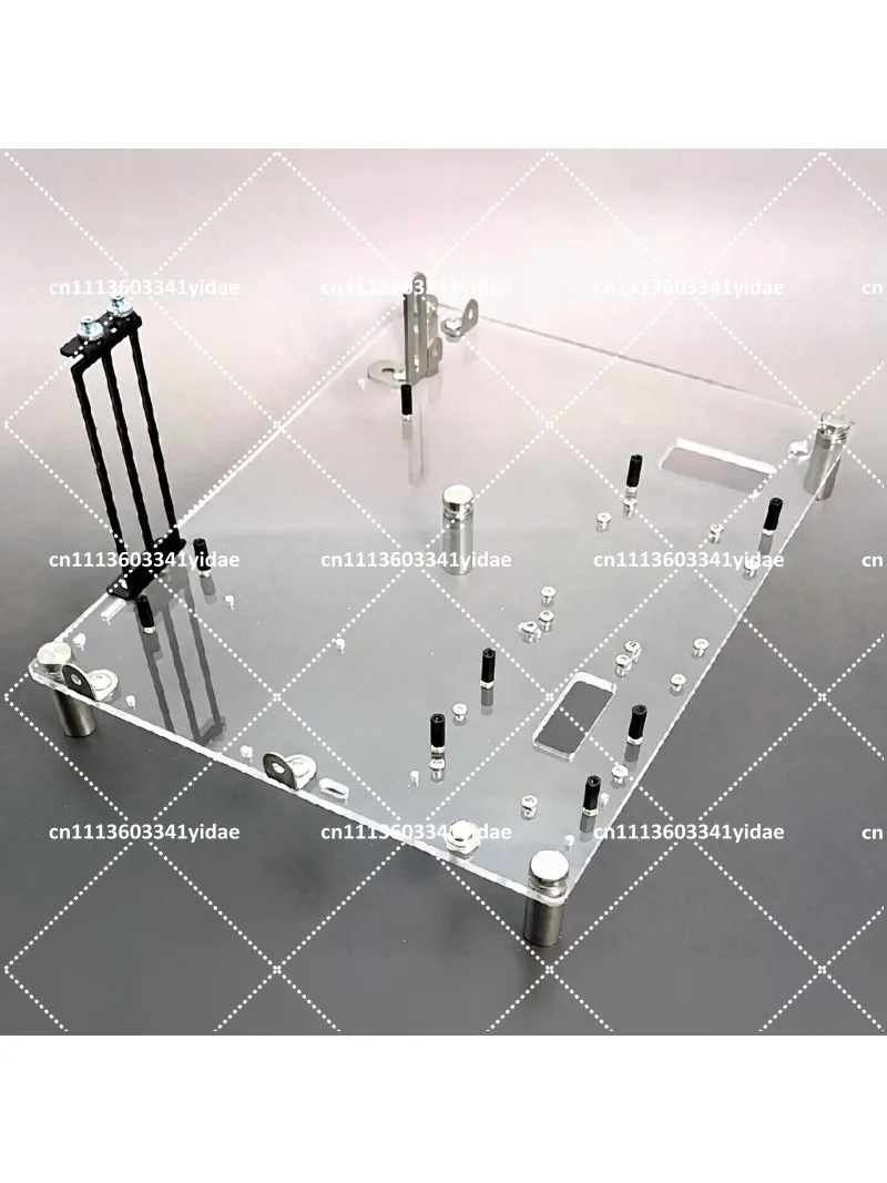 Top power desktop chassis ITX open MATX transparent acrylic board DIY simple main board bracket X99
