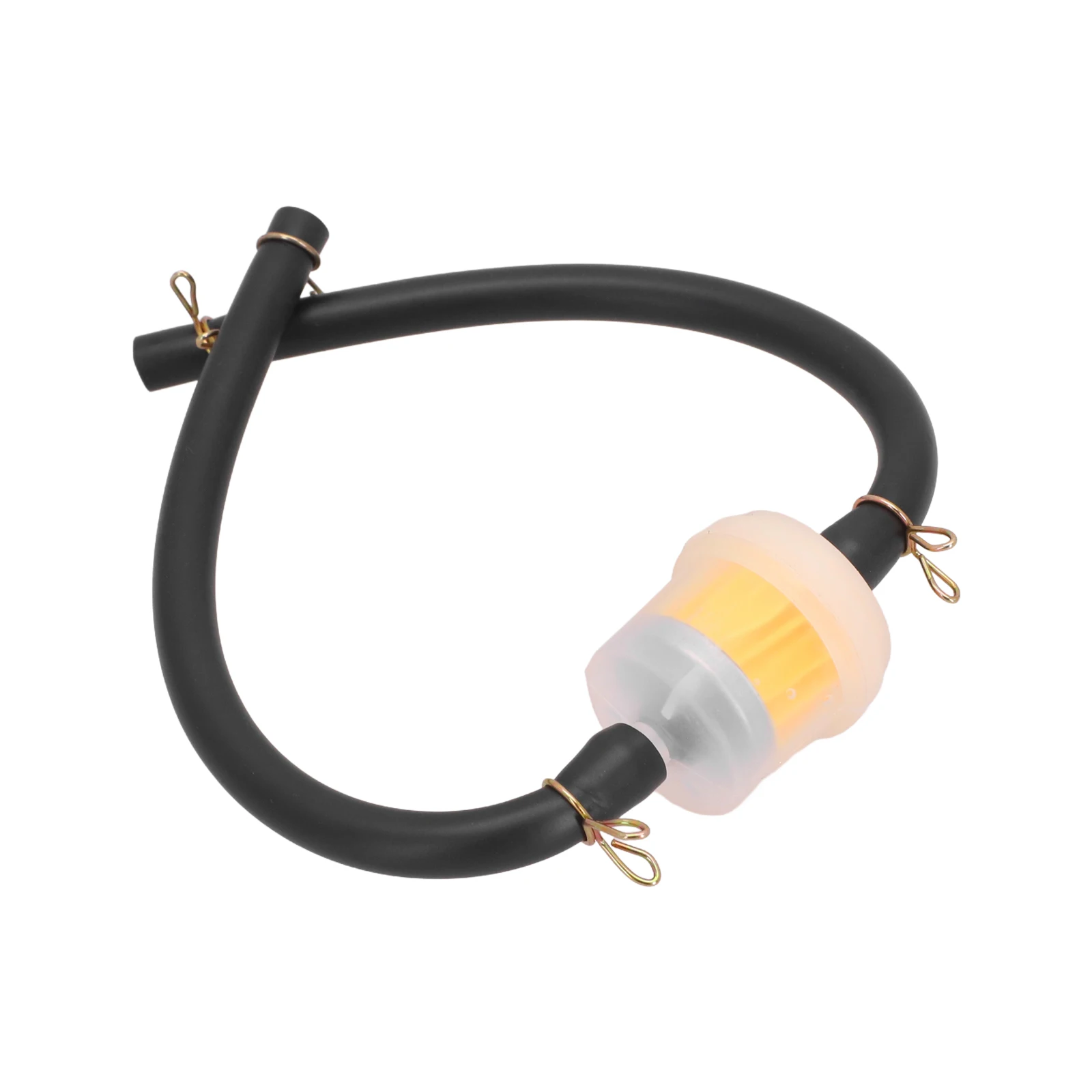 Fuel Line Filter for ATV Dirt Bike Motorcycle - ABS Rubber Hose Oil Pipe Tube Filter with High Flow & Easy Installation