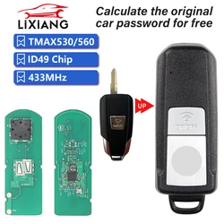 LIXiang Remote Control Key for Yamaha TMAX530 TMAX560 T-MAX 530/560 2016-2021 Motorcycle Scooter 315/433.92MHz ID49 Chip