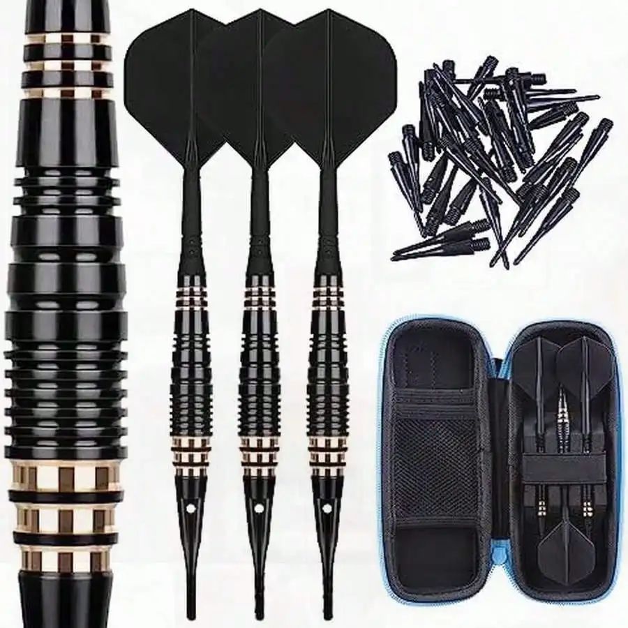 

Professional Darts Set 18 Grams With 30 Extra Tips And Gift Box, Plastic Tip