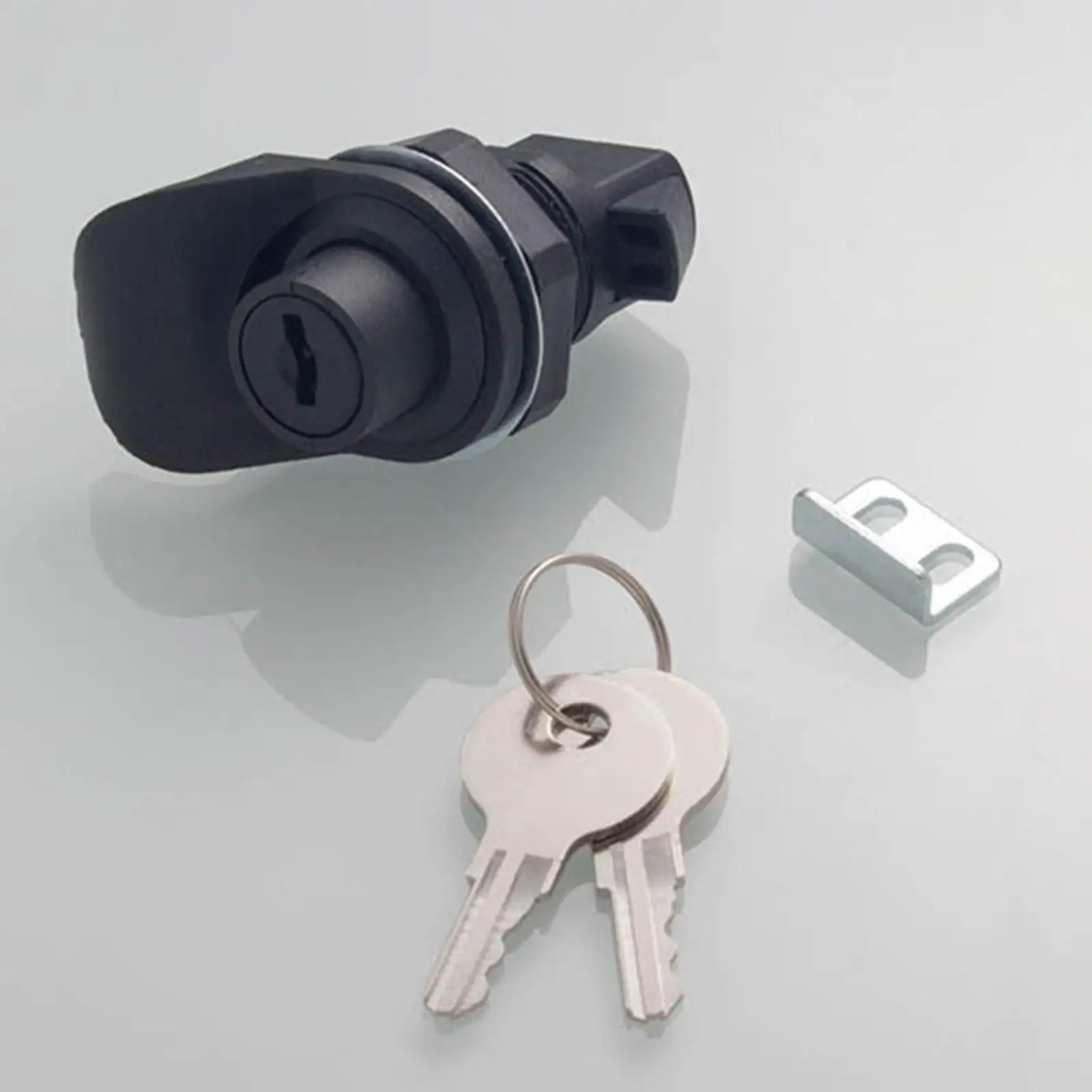 Tool Box Electronic Box Push Button Latch Flush Pull Latch with 2 Keys for Electrical Enclosures