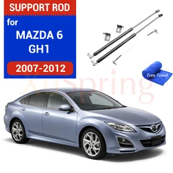 Car Hood Strut Bars Hydraulic Rod Two Side Lift Support For Mazda6 Mazda 6 22007 2008 2009 2010 2011 2012 GH1