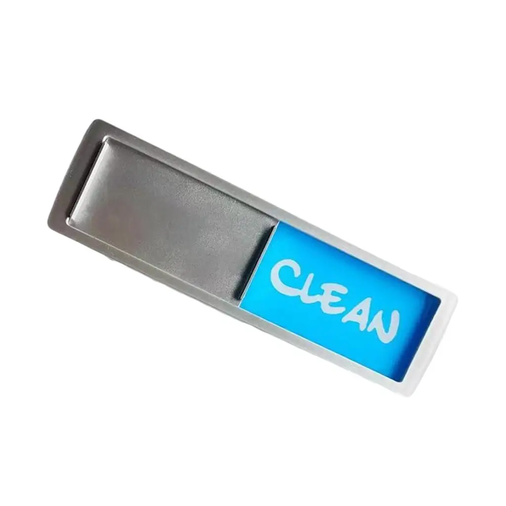 Clean Dirty Sign Water Resistant Magnet Dishwasher Slide Indicator Easy to Read for Kitchen Fridge Laundry Room