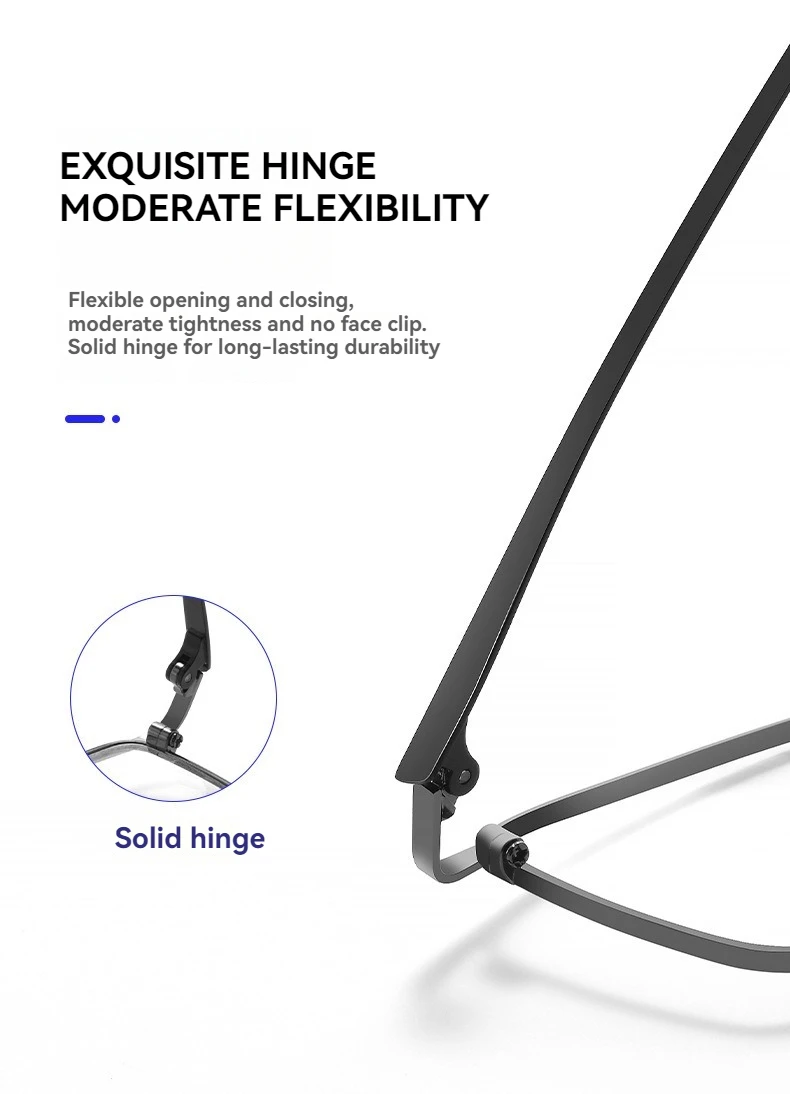 نظارات قصر النظر خفيفة للغاية من التيتانيوم النقي إطار نظارات نسائية إطارات نظارات بصرية من التيتانيوم للنساء والرجال